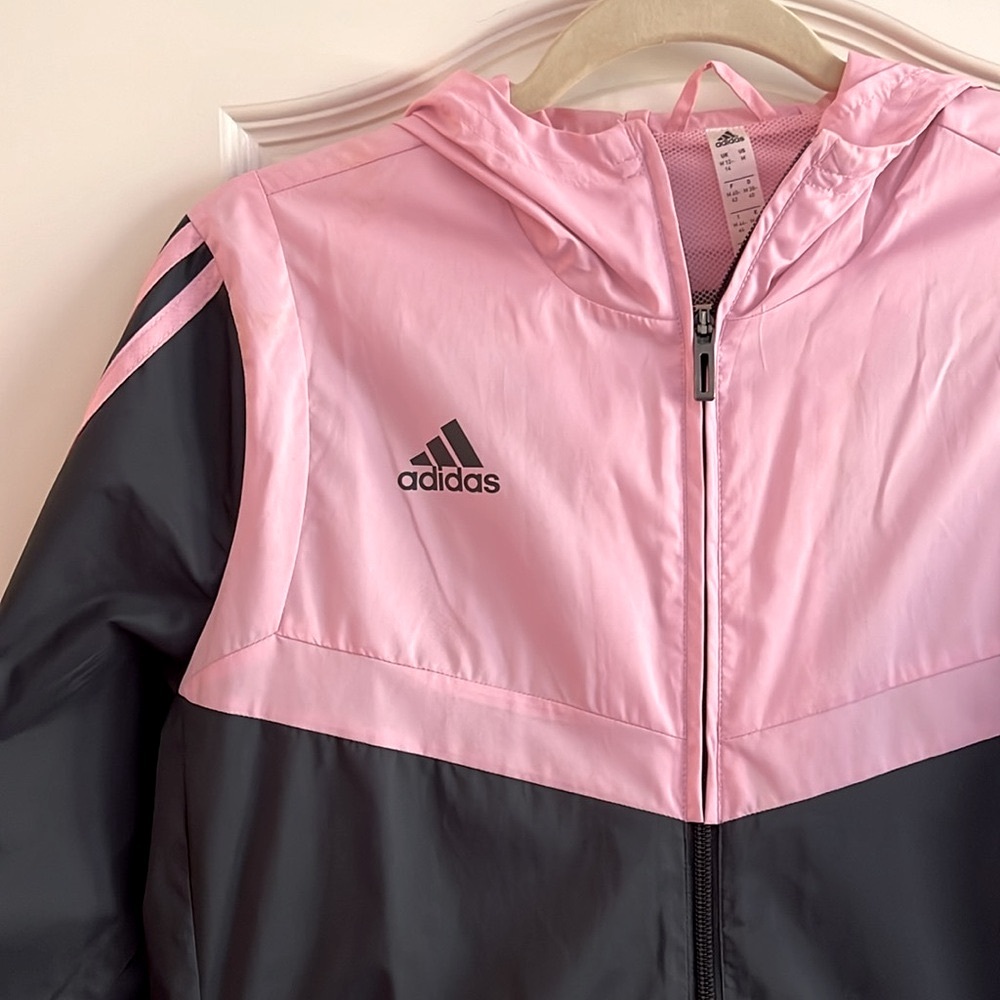 Adidas Jacket - Pink & Gray